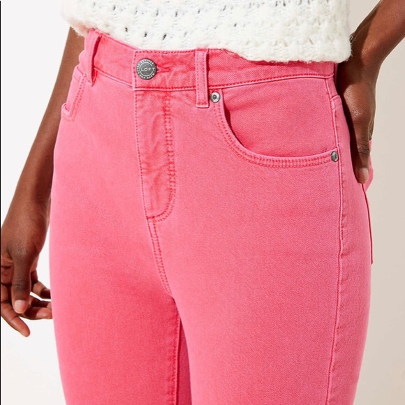 NWT LOFT High Waist Slim Pocket Skinny Jeans - Picture 2 of 3